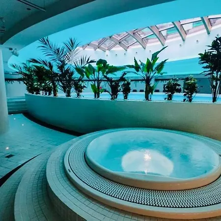 アパート Hanza Tower 511 Basen, Sauna, Jacuzzi シュチェチン